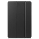 3-Vouw sleepcover hoes Zwart voor de Samsung Galaxy Tab S7 en Samsung Galaxy Tab S8
