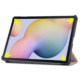 3-Vouw sleepcover hoes Rose Goud voor de Samsung Galaxy Tab S7 en Samsung Galaxy Tab S8