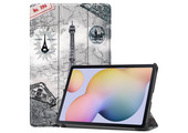 3-Vouw sleepcover hoes - Samsung Galaxy Tab S7 / Tab S8 - Eiffeltoren