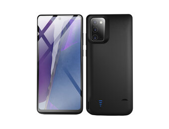 Lunso - Battery Power Case hoes - Samsung Galaxy Note 20 - 6000 mAh - Zwart