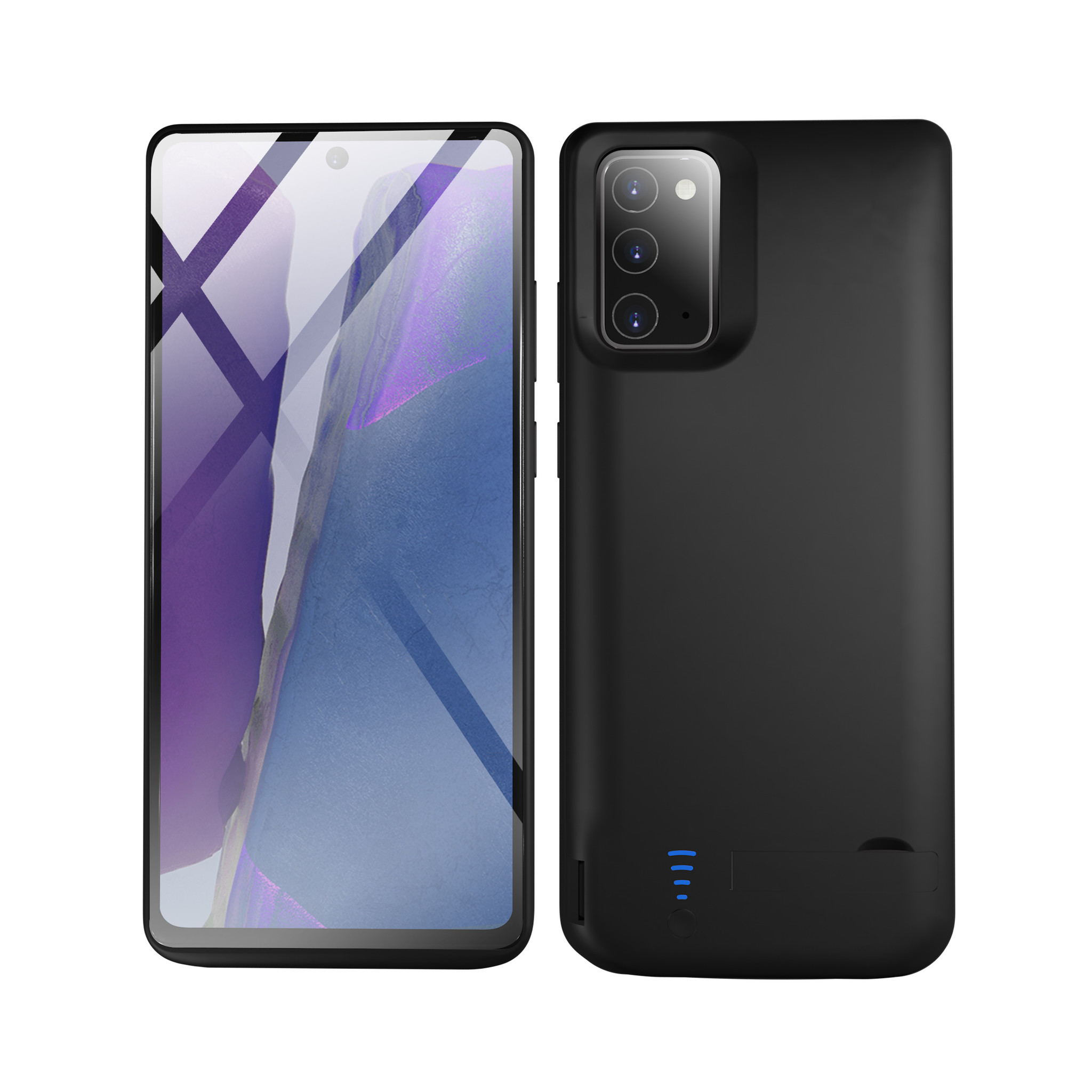 Battery Power Case hoes 6000 mAh Zwart voor de Samsung Galaxy Note 20