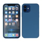 Softcase hoes voor de iPhone 12 Mini Blauw