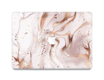Lunso MacBook Air 13 inch (2010-2017) cover hoes - case - Marble Vera