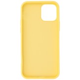 Softcase hoes voor de iPhone 12 en iPhone 12 Pro Geel