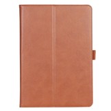 iPad 10.2 inch 2019, 2020 en 2021 - Luxe stand flip cover hoes - Bruin