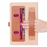 iPad 10.2 inch 2019, 2020 en 2021 - Luxe stand flip cover hoes - Bruin