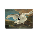 De Bedreigde Zwaan cover hoes voor de MacBook Air 13 inch (2020)