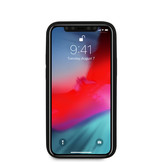 Lederen backcover hoes Rood voor de iPhone 12 Mini