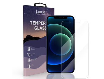 Lunso iPhone 12 Pro Max - Gehard Beschermglas - Full Cover Tempered Glass