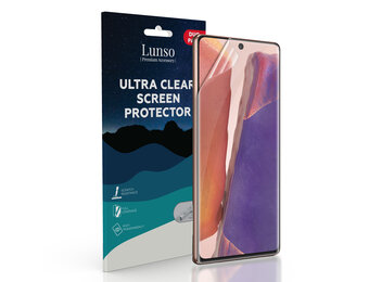 Lunso - Duo Pack (2 stuks) Beschermfolie - Full Cover Screen Protector - Samsung Galaxy Note 20