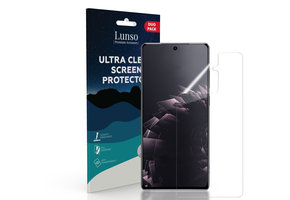 Lunso - Duo Pack (2 stuks) Beschermfolie - Full Cover Screen Protector - Samsung Galaxy S21 Plus