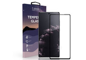 Lunso - Samsung Galaxy S21 Plus - Gehard Beschermglas - Full Cover Screenprotector - Black Edge