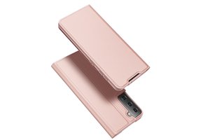 Dux Ducis - Pro Serie Slim wallet hoes - Samsung Galaxy S21 Plus - Rose Goud