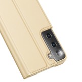 Pro Serie slim wallet hoes Goud voor de Samsung Galaxy S21 Plus