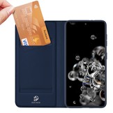 Pro Serie slim wallet hoes Blauw voor de Samsung Galaxy S21 Plus