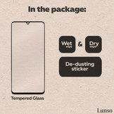 Samsung Galaxy S21 Ultra beschermglas met Zwarte Rand (Screenprotector)