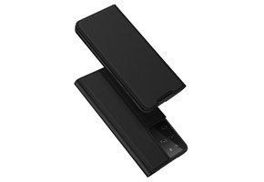 Dux Ducis - Pro Serie Slim wallet hoes - Samsung Galaxy S21 Ultra - Zwart