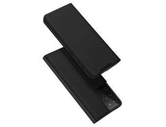 Dux Ducis - Pro Serie Slim wallet hoes - Samsung Galaxy S21 Ultra - Zwart