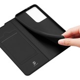 Pro Serie slim wallet  hoes Zwart voor de Samsung Galaxy S21 Ultra