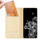 Pro Serie slim wallet hoes Goud voor de Samsung Galaxy S21 Ultra