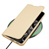 Pro Serie slim wallet hoes Goud voor de Samsung Galaxy S21 Ultra