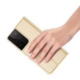 Pro Serie slim wallet hoes Goud voor de Samsung Galaxy S21 Ultra