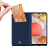 Pro Serie slim wallet  hoes Blauw voor de Samsung Galaxy A12
