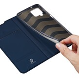 Pro Serie slim wallet  hoes Blauw voor de Samsung Galaxy A12