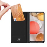 Pro Serie slim wallet Zwart  hoes voor de Samsung Galaxy A12 -