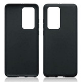 Softcase hoes Zwart voor de Huawei P40 Pro