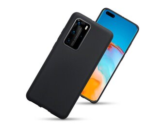Qubits - Softcase hoes - Huawei P40 Pro - Zwart