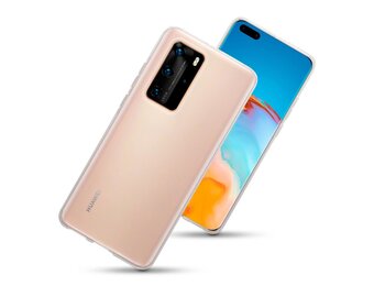 Qubits - Softcase hoes - Huawei P40 Pro - Transparant