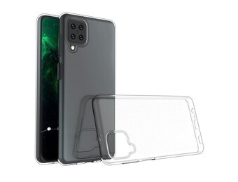 Lunso - Softcase hoes -  Samsung Galaxy A12  - Transparant