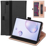 Luxe stand flip sleepcover hoes Zwart voor de Samsung Galaxy Tab A7 (2020)