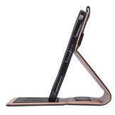 Luxe stand flip sleepcover hoes Zwart voor de Samsung Galaxy Tab A7 (2020)