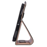 Luxe stand flip sleepcover hoes Zwart voor de Samsung Galaxy Tab A7 (2020)