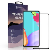 Samsung Galaxy A52 en A52s beschermglas met Zwarte Rand (Screenprotector)