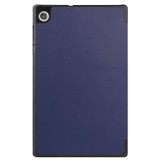 3-Vouw sleepcover hoes Donkerblauw voor de Lenovo Tab M10 HD Gen 2 (2e generatie)