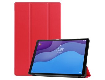 3-Vouw sleepcover hoes - Lenovo Tab M10 HD Gen 2 (2e generatie) - Rood
