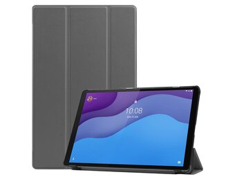 3-Vouw sleepcover hoes - Lenovo Tab M10 HD Gen 2 (2e generatie) - Grijs