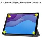 3-Vouw sleepcover hoes Grijs voor de Lenovo Tab M10 HD Gen 2 (2e generatie)