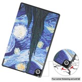 3-Vouw sleepcover hoes Van Gogh Schilderij voor de Lenovo Tab M10 HD Gen 2 (2e generatie)