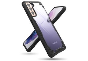 Ringke - Fusion X Guard backcover hoes - Samsung Galaxy S21 Plus - Zwart