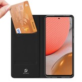 Pro Serie slim wallet Zwart hoes voor de Samsung Galaxy A72