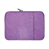 Stijlvolle zachte sleeve hoes Paars met neopreen bescherming voor 13 inch laptops