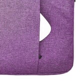 Stijlvolle zachte sleeve hoes Paars met neopreen bescherming voor 13 inch laptops