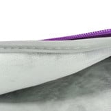 Stijlvolle zachte sleeve hoes Paars met neopreen bescherming voor 13 inch laptops