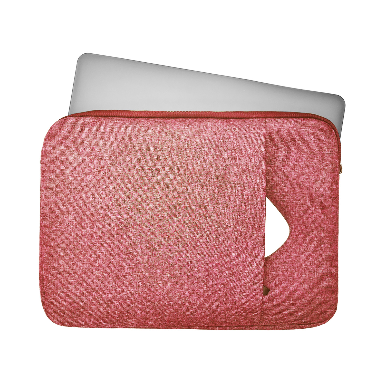 Stijlvolle zachte sleeve hoes Roze met neopreen bescherming voor 13 inch laptops