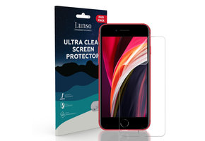 Lunso - Duo Pack (2 stuks) Beschermfolie - Full Cover Screen Protector - iPhone 7 / 8 / iPhone SE (2020)