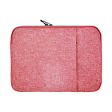 Stijlvolle zachte sleeve hoes Roze met neopreen bescherming voor 15 inch laptops